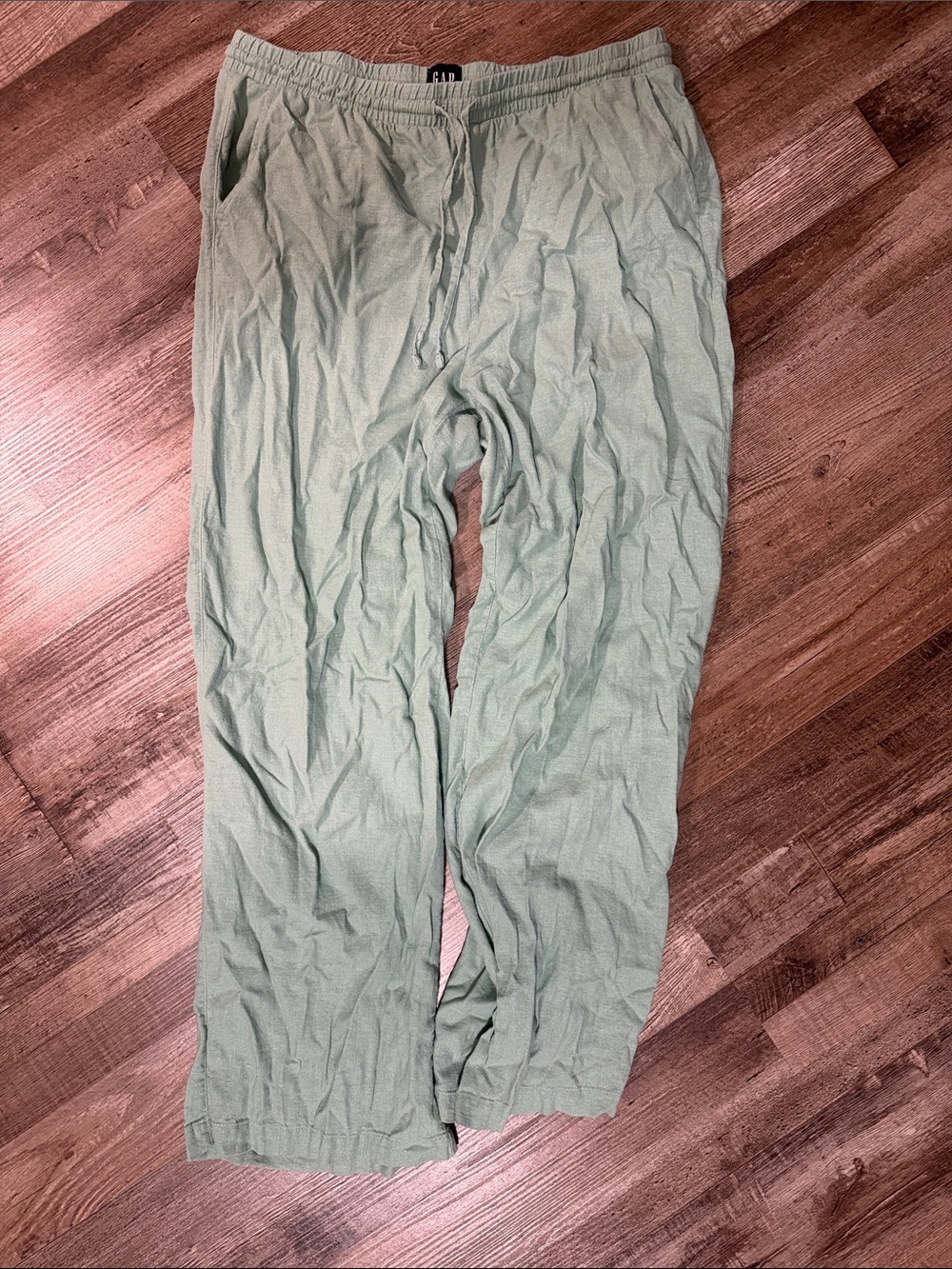 GAP Women's Light Sage Green Lounge Trousers